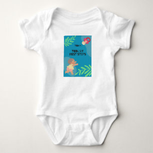 Baby first step bodysuit