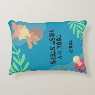 Baby first step decorative cushion