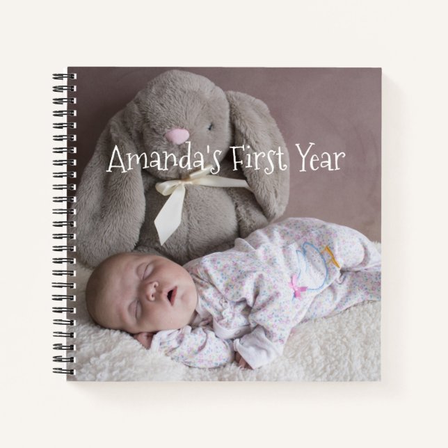 Baby First Year Photo Journal (Front)