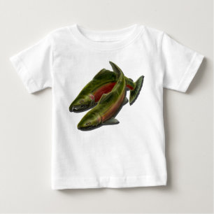 Baby Fisherman Shirt Baby Salmon Fish Creeper