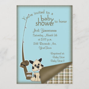 Baby Fisherman Shower Invitation