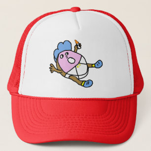 Baby flavoued doughnut trucker hat