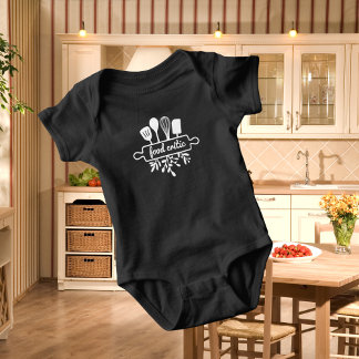 Baby Food Critic Kitchen Bodysuit