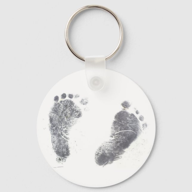 Baby Foot prints Key Ring (Front)