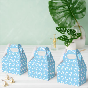 Baby Footprints, Babies Foot, Footsteps, Blue, Boy Favour Box