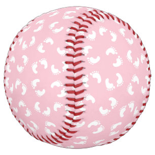 Baby Footprints, Babies Foot, Footsteps, Pink Girl Softball