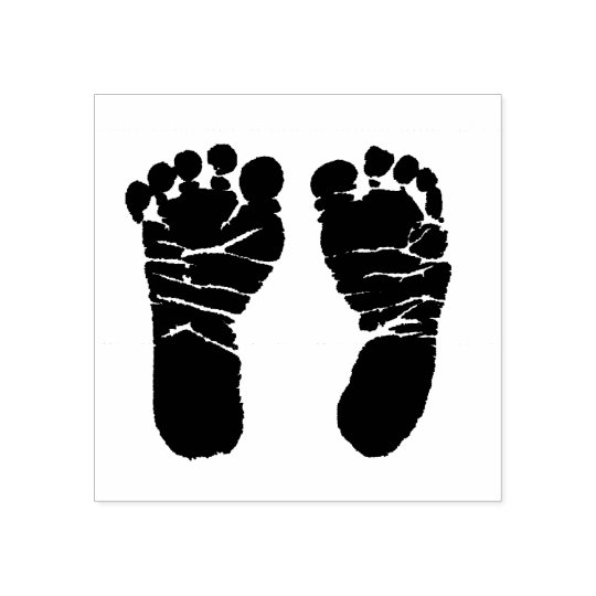 baby footprint stamp