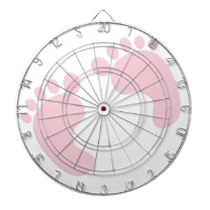 Baby Footprints Dartboard