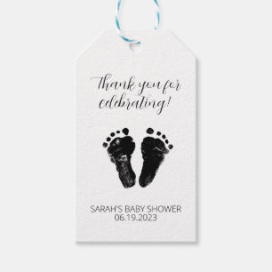 Baby Footprints Gift and Favour Tags