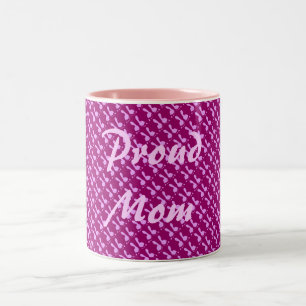 Baby Footprints (Girl) Two-Tone Coffee Mug