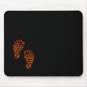 Baby Footprints Mouse Mat
