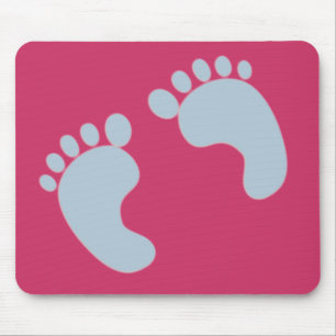 Baby Footprints Mouse Mat