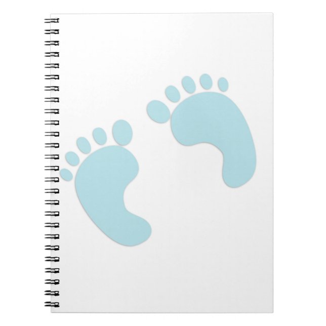 Baby Footprints Notebook (Front)