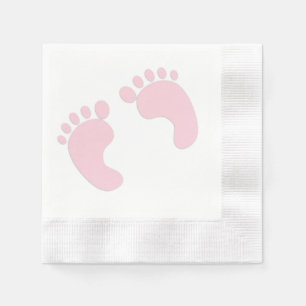 Baby Footprints Paper Napkin