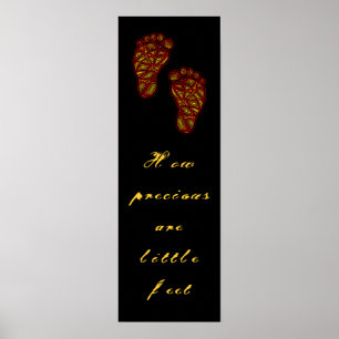 Baby Footprints Poster
