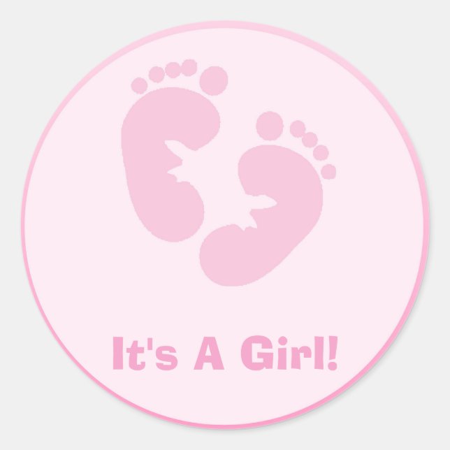 Baby Footprints Stickers (Front)