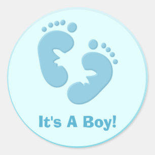 Baby Footprints Stickers