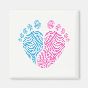 Baby footsteps magnet