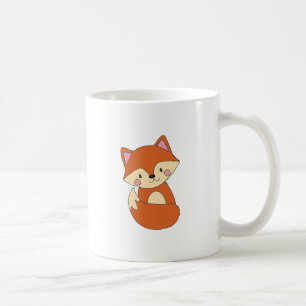 Baby Fox Drawing Cute Fox Art Baby Fox Design Coffee Mug