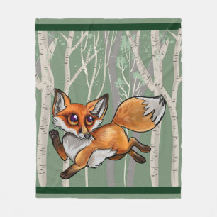 Baby Fox Fleece Blanket