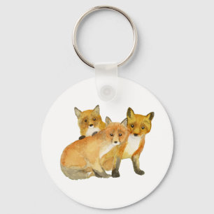 Baby Fox Key Ring