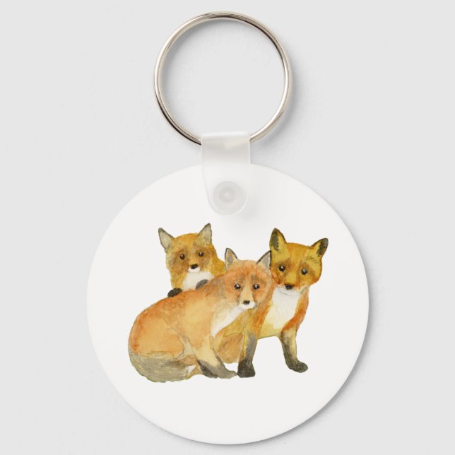 Baby Fox Key Ring (Front)