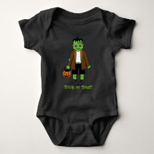 Baby Frankenstein - trick or treat Bodysuit