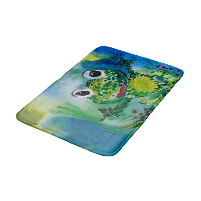 Baby Frog Bath Mat (Angled)