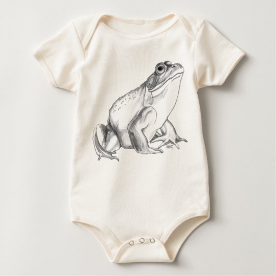 Baby Frog Shirt Bullfrog Creeper Organic Gift