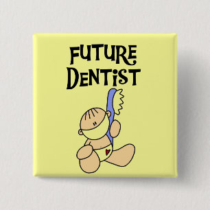 Baby Future Dentist T-shirts and Gifts 15 Cm Square Badge