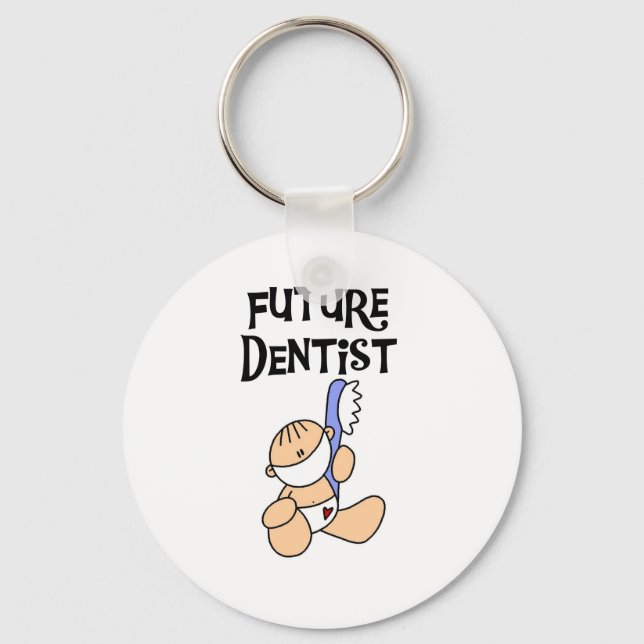 Baby Future Dentist T-shirts and Gifts Key Ring (Front)