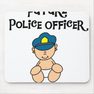 Baby Future Police Officer Mouse Mat
