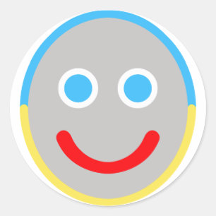 Baby Futz-Tamago All Around Classic Round Sticker