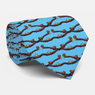 Baby Garden Snail Frenzy Tie Double Sided (Blue)