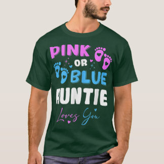 Baby Gender Reveal auntie  T-Shirt