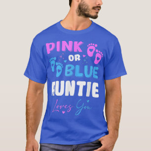 Baby Gender Reveal auntie T-Shirt