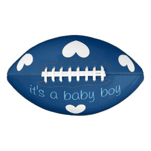baby gender reveal (boy) football by dalDesignNZ American Football