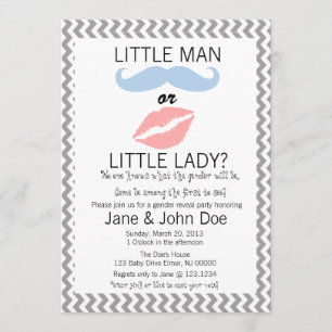 Baby Gender Reveal Invitation
