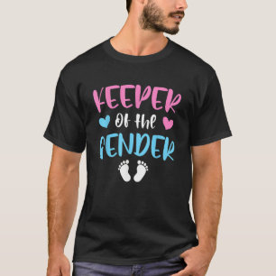 Baby Gender Reveal Keeper Of Gender Cute T-Shirt