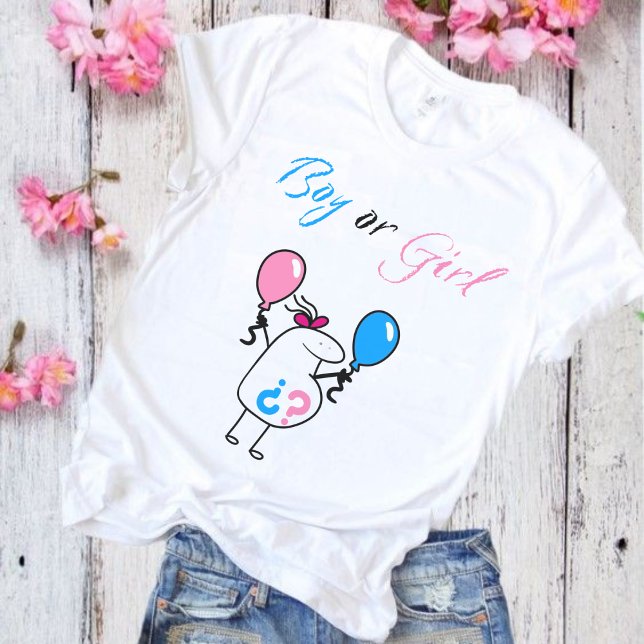 Baby Gender Reveal Party T-Shirt (Creator Uploaded)