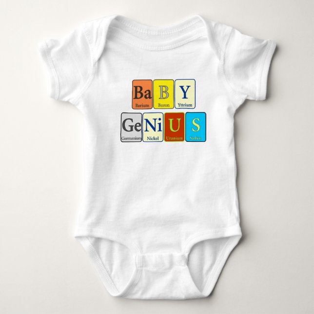 Baby Genius Design Bodysuit (Front)
