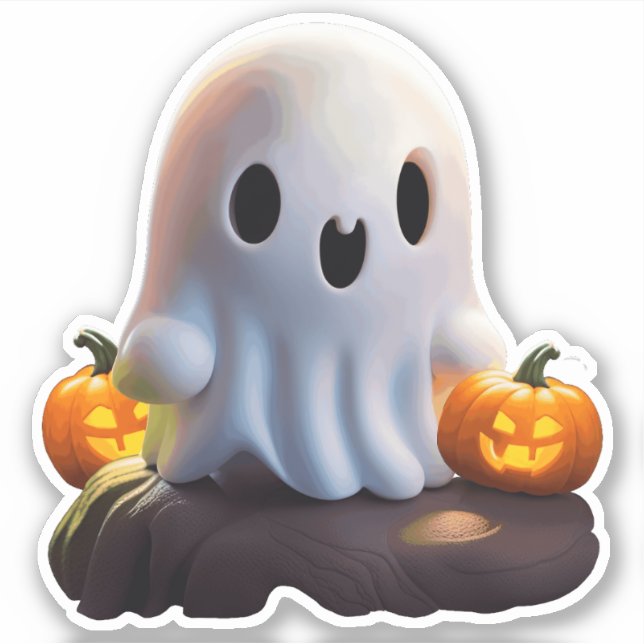 Baby Ghost Creepy Cute Halloween Character (Front)