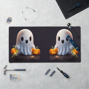 Baby Ghost Creepy Cute Halloween Character Desk Mat