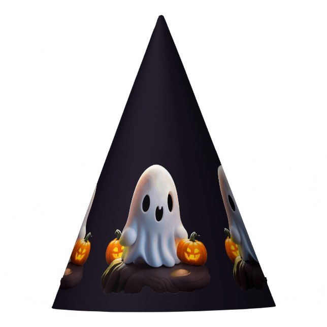 Baby Ghost Creepy Cute Halloween Character Party Hat (Front)