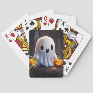 Baby Ghost Creepy Cute Halloween Character Playing Cards