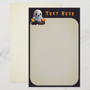 Baby Ghost Creepy Cute Halloween Character Stationery