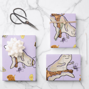 Baby  ghost  wrapping paper sheet