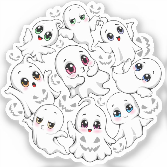 Baby Ghosts Spooky Cute Halloween Mood (Front)