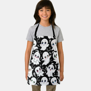 Baby Ghosts Spooky Cute Halloween Mood Apron