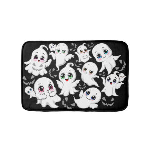 Baby Ghosts Spooky Cute Halloween Mood Bath Mat